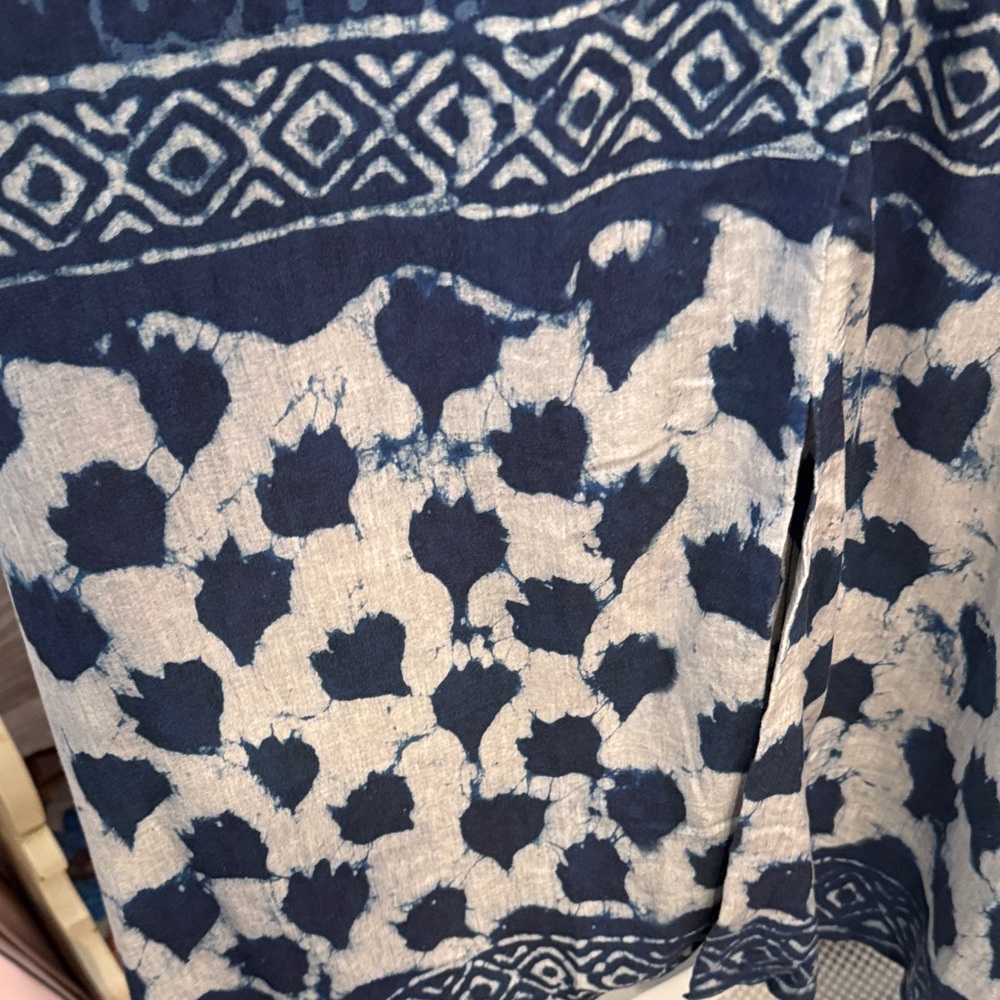 NATURAL LIFE Blue Patterned Maxi Dress - Picture 4 of 15